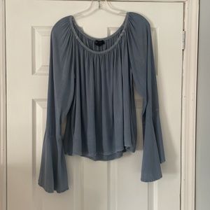Ruffle Sleeves Blouse